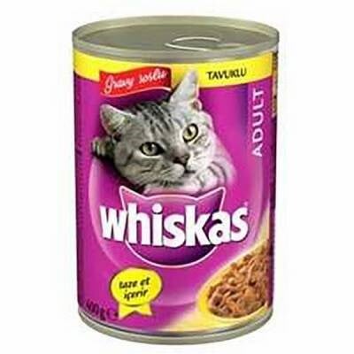 Gravy Soslu Tavuklu Yetişkin Kedi Konservesi 12 Adet 400 Gr