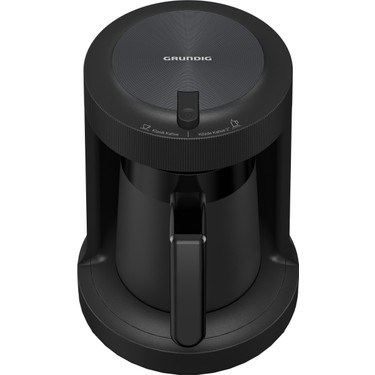 Grundig Tkm 1541 B Siyah Türk Kahve Makinesi 4 Fincan Kapasitesi ile Otomatik Kapanma