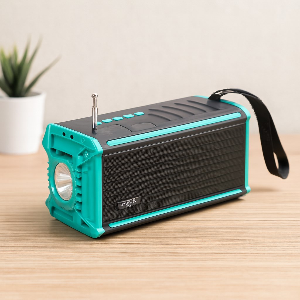 Güneş Enerjili Bluetooth FM Radyo USB/TF MP3 Çalar Fenerli