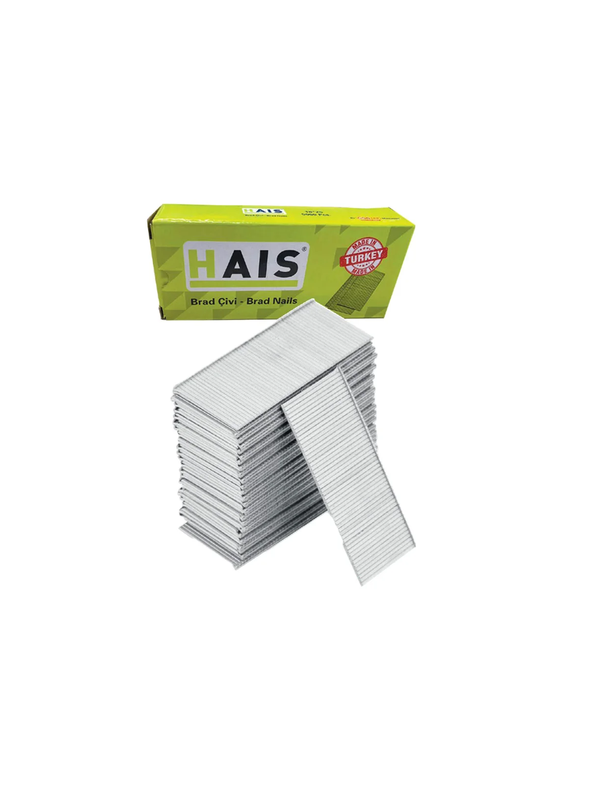 HAİS 18GA Brad Çivi F18x25 Başlı