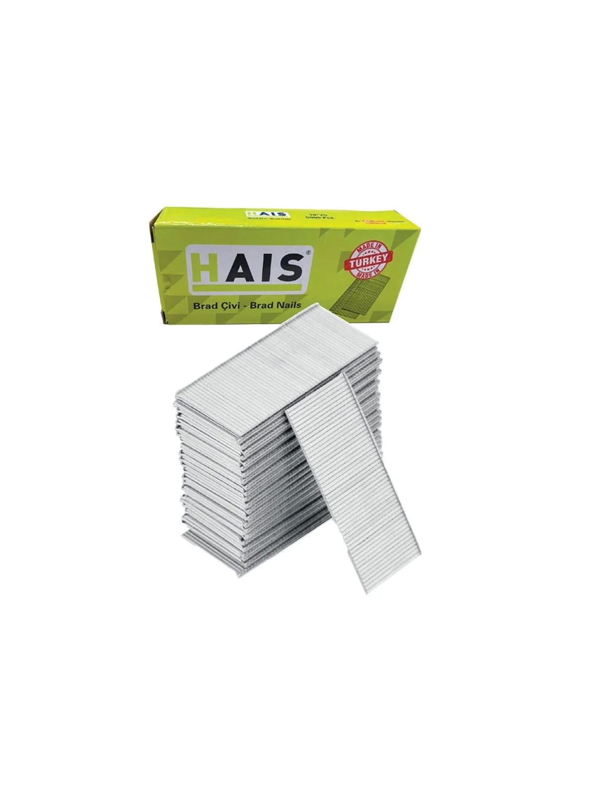 HAİS 18GA Brad Çivi F18x35 Başlı