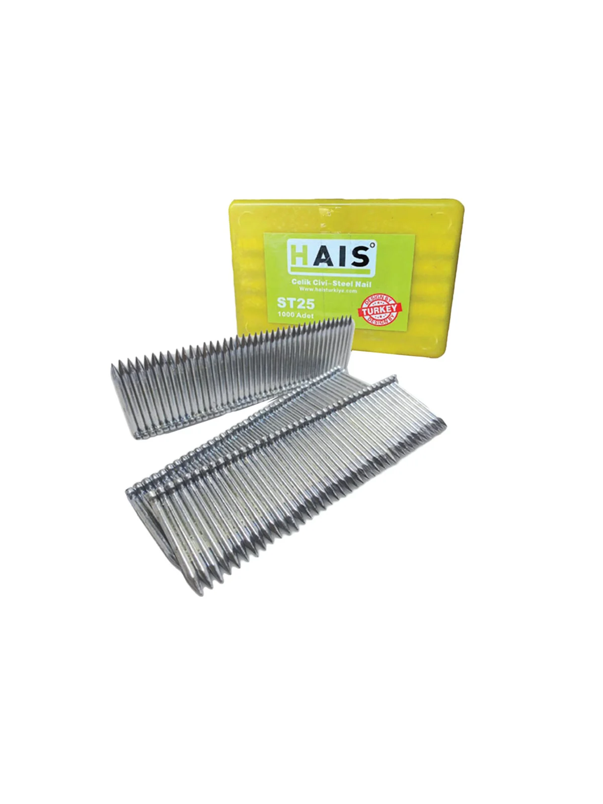 HAİS ST25 Çelik Çivi T Başlı Profil Saç Beton için