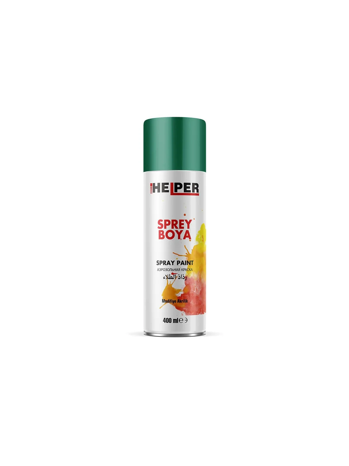 HELPER Akrilik Sprey Boya RAL 6016 Yeşil  200ML