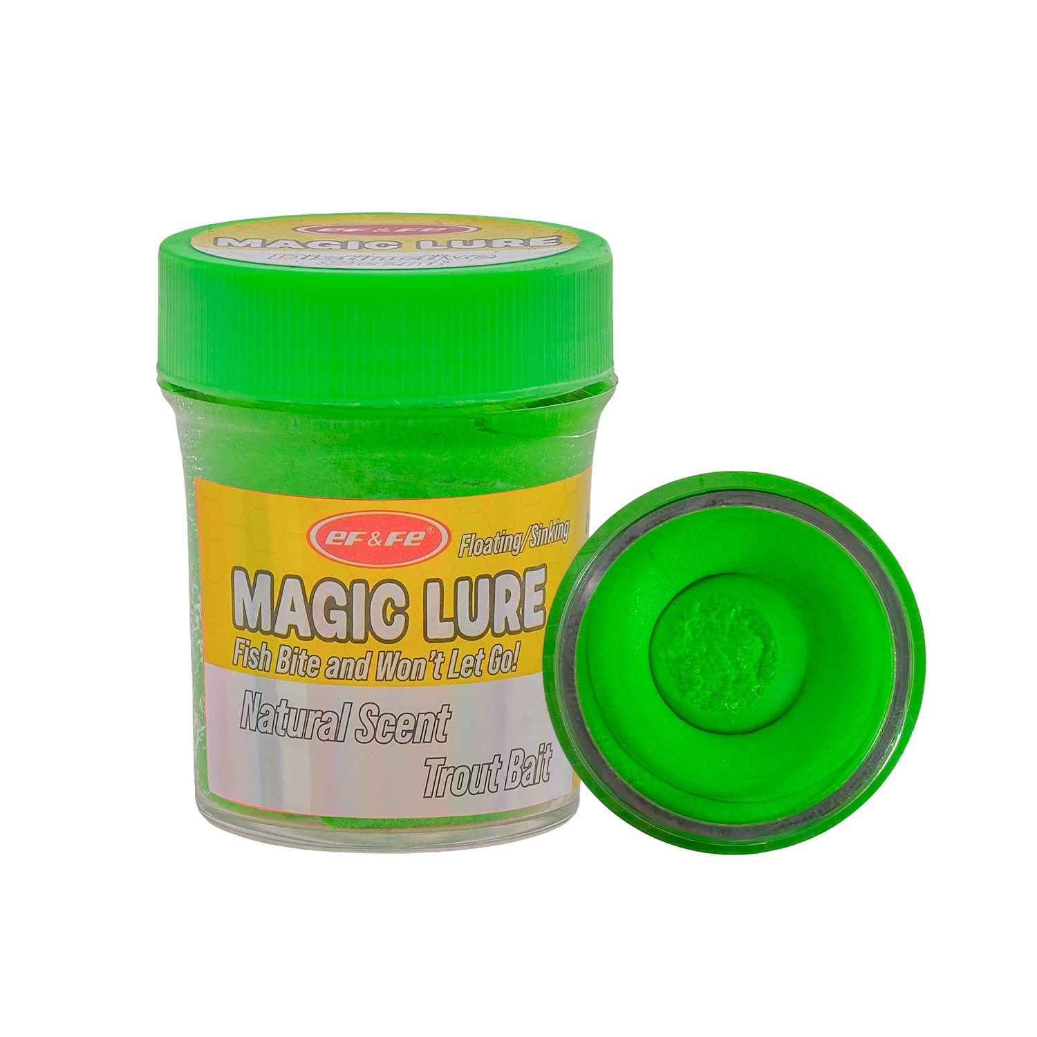 HG1501 Effe Magic Lure Fluorescent Green Yüzen Hamur Alabalık Yemi - BANANA