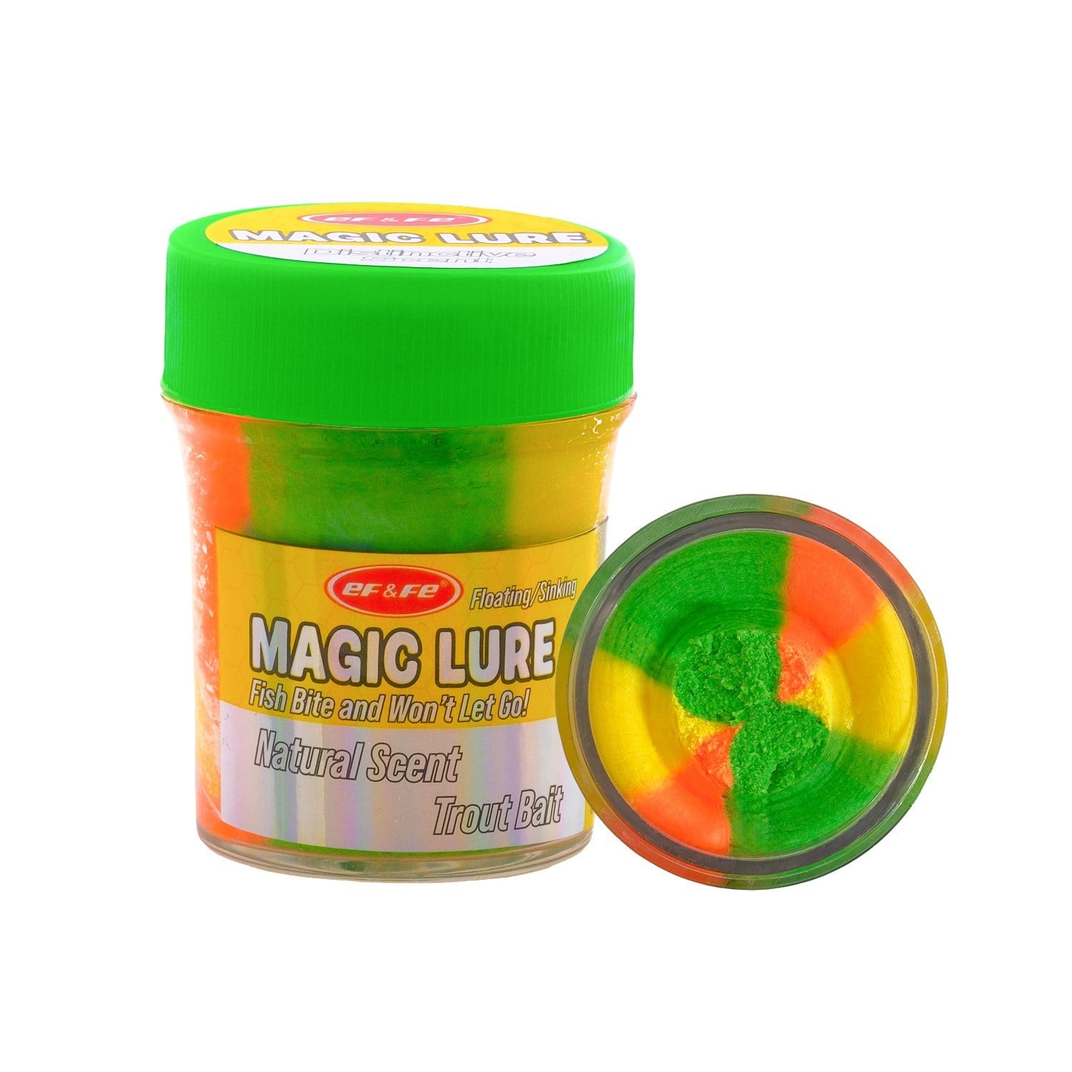 HG1505 Effe Magic Lure Rainbow Yüzen Hamur Alabalık Yemi - BANANA