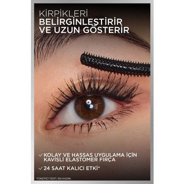 Hacim Verici Maskara - Uzun ve Kıvrık Kirpikler İçin
