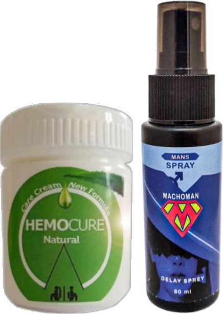 Hemocure Cream 50 ml Özel Karışıım Krem + Maçoman Erkeklere Geciktiricisprey