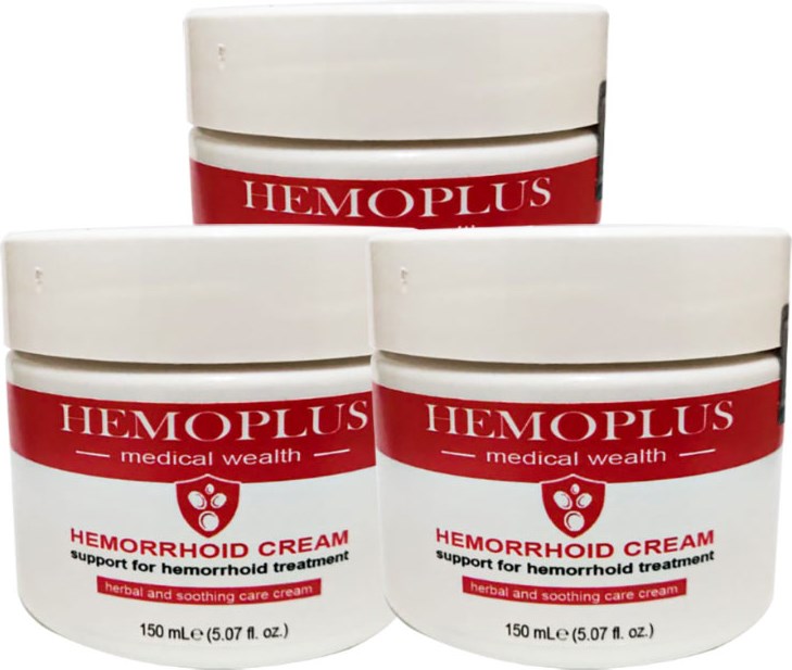 Hemoplus Büyük Boy 150 ml Analbakım Krem 3 Adet