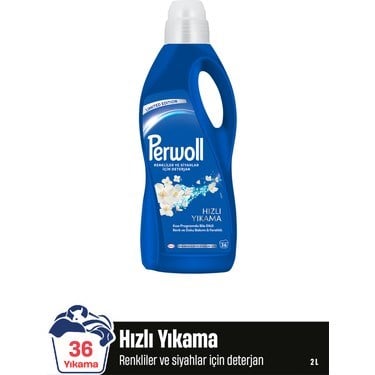 Hızlı Yıkama İçin Açık Renkliler Sıvı Deterjan 2l