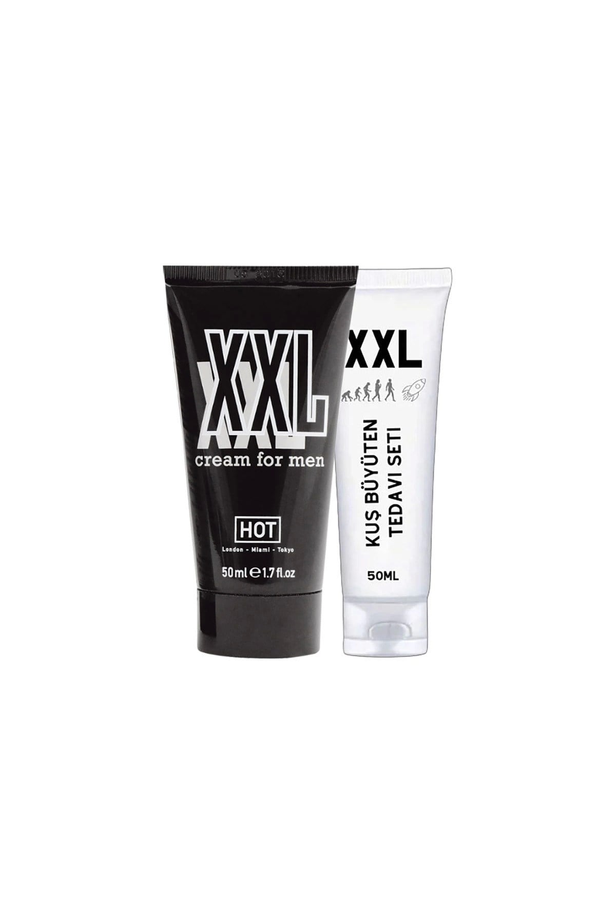HotXXL Cream Men Hardener Delayer Enlarger 50 ml + KuşBüyüt Erkeklere Özel Boyut Kremi