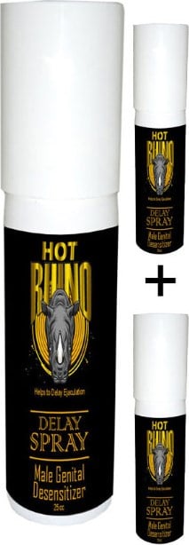 Hotrhino Delayspray For Men 25CC 3 Adet Geciktiricisprey