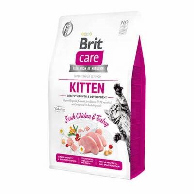 Hypoallergenic Tavuklu ve Hindili Tahılsız Yavru Kedi Maması 7 Kg