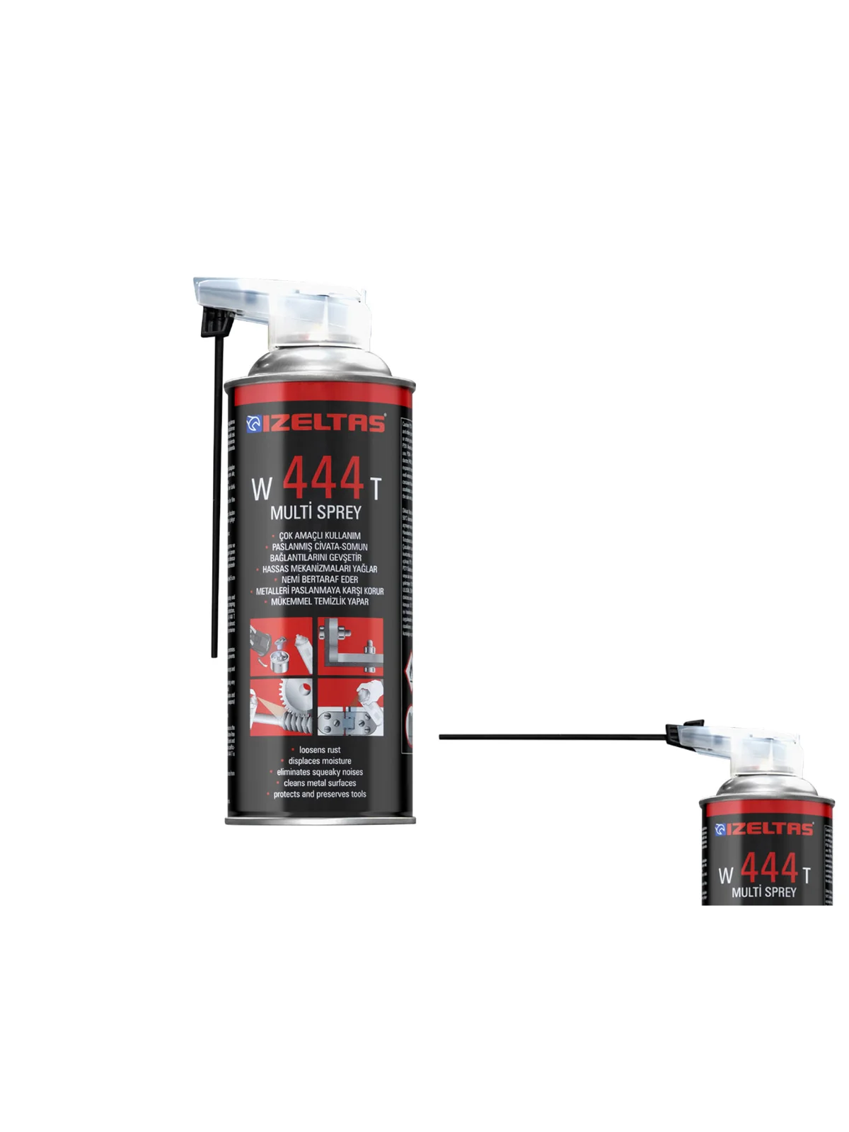 İZELTAŞ W444T Çok Amaçlı Pas Sökücü Multi Sprey 400 ml