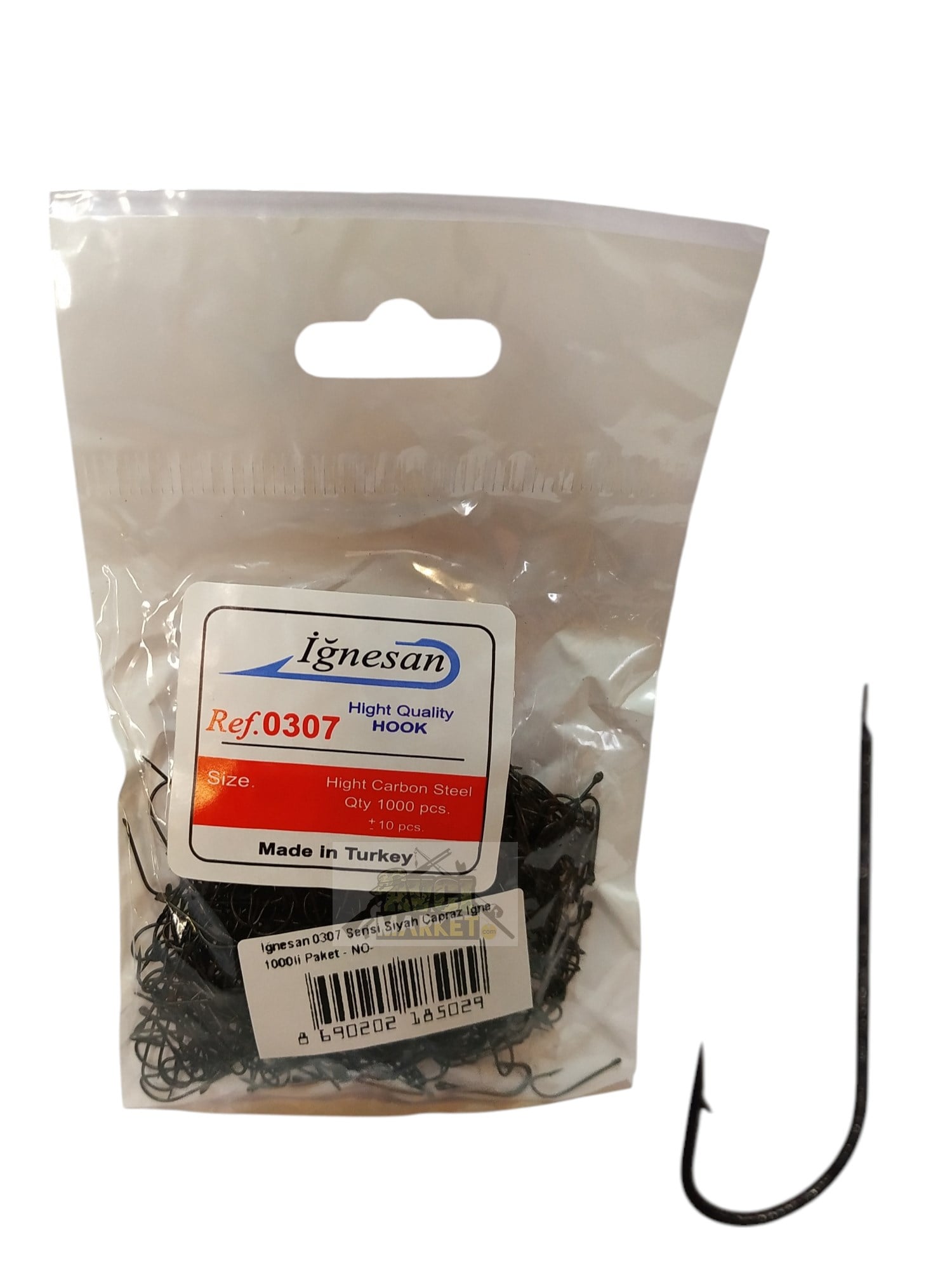 İğnesan 0307 Serisi Siyah Çapraz İğne 1000li Paket - NO-9