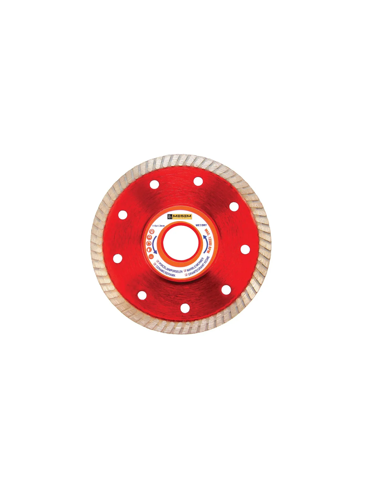 İnce Seramik Fayans Kesici Elmas Testere 115 mm MES 661