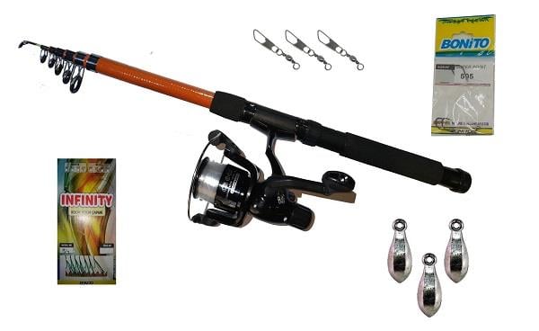 KIYI BALIKÇILIĞI İÇİN KAMIŞ MAKİNE FULL OLTA SETİ 5