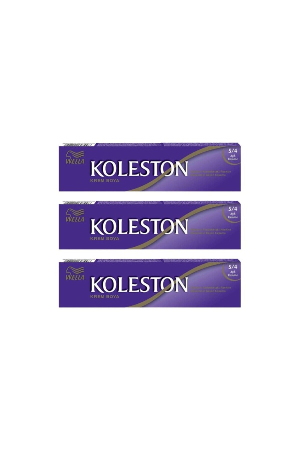 KOLESTON SİNGLE SAÇ BOYASI & NO: 5/4 AÇIK KESTANE