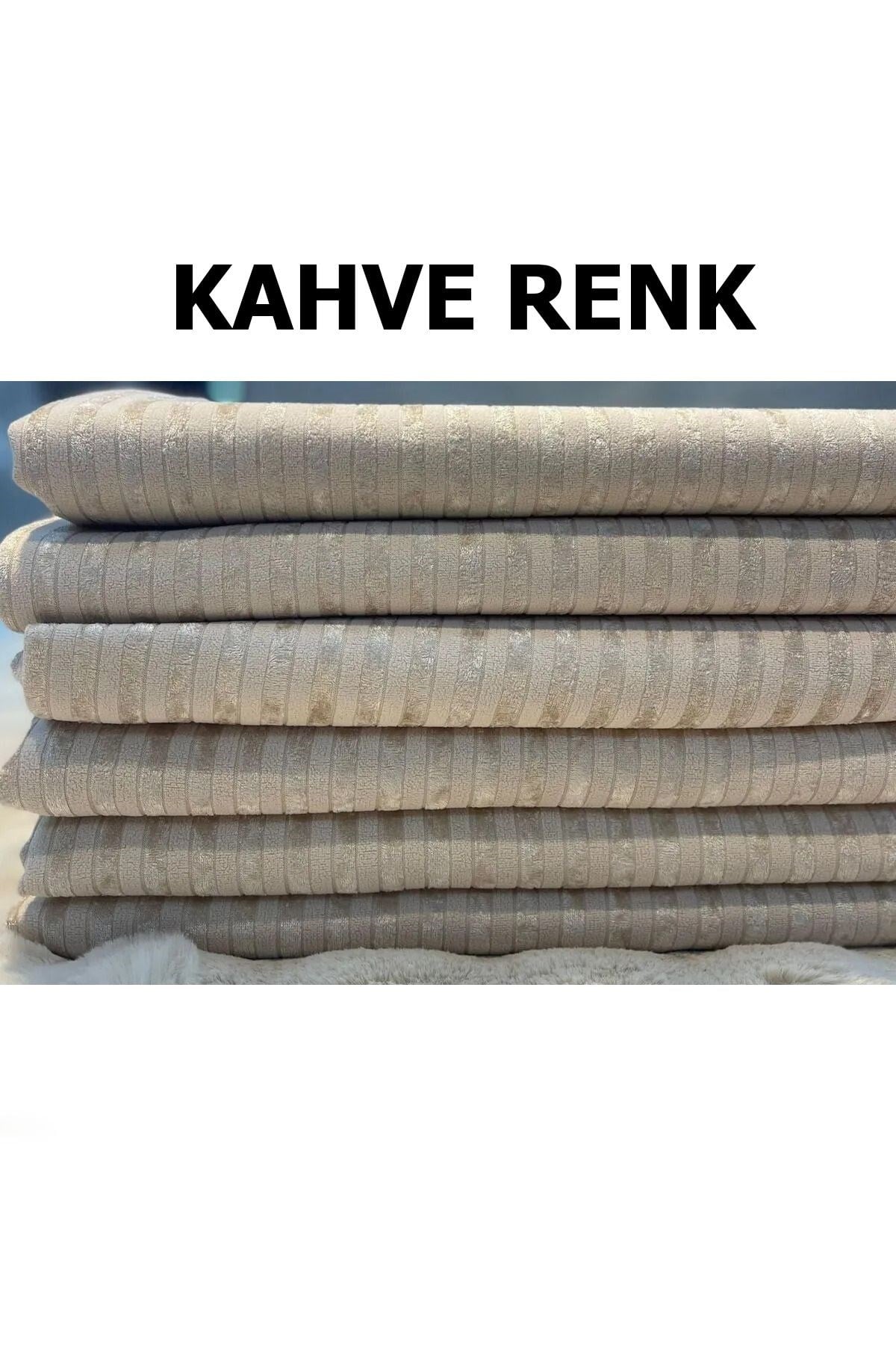 Kadife Çekyat Koltuk Örtüsü Kadife Kaymaz Bambu Çizgili Koltuk Örtüsü 170×210
