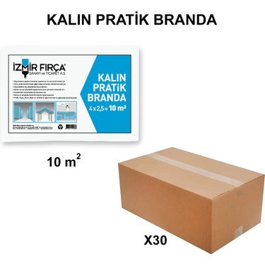 Kalın Pratik Branda 10 M2 - 30 Adet, Yüksek Kalite