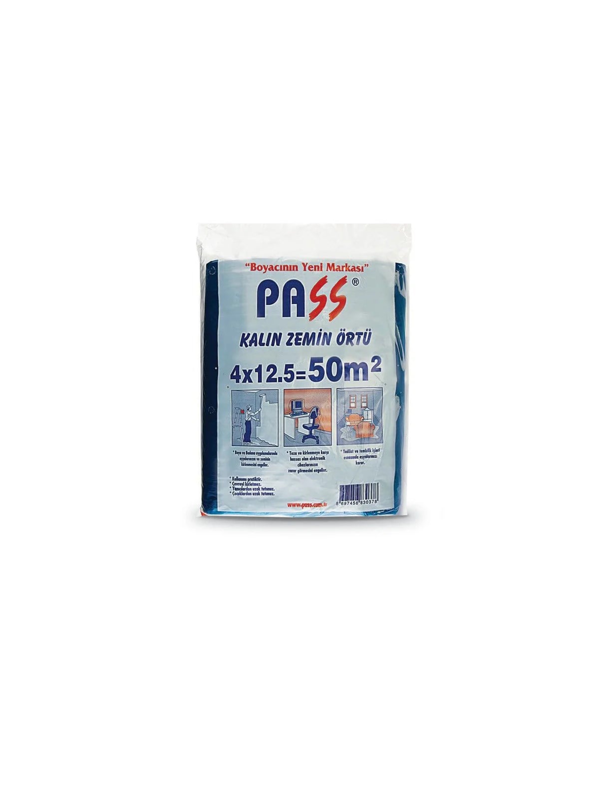 Kalın Zemin Örtüsü 4x12.5 mt 50 m2