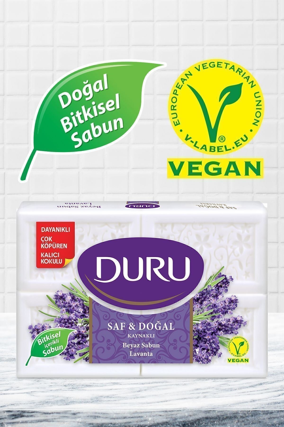 Kalip Sabun 600GR Saf Ve Doğal Lavanta