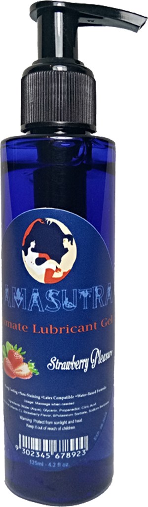 Kamasutra  Çilek Aromalı Jel 125ML / Kamasutra Lubricant Strawberry Flavored Gel 125ML