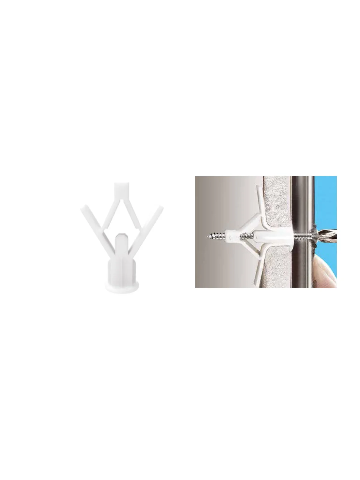 Kanatlı Alçıpan Dübel 2mm