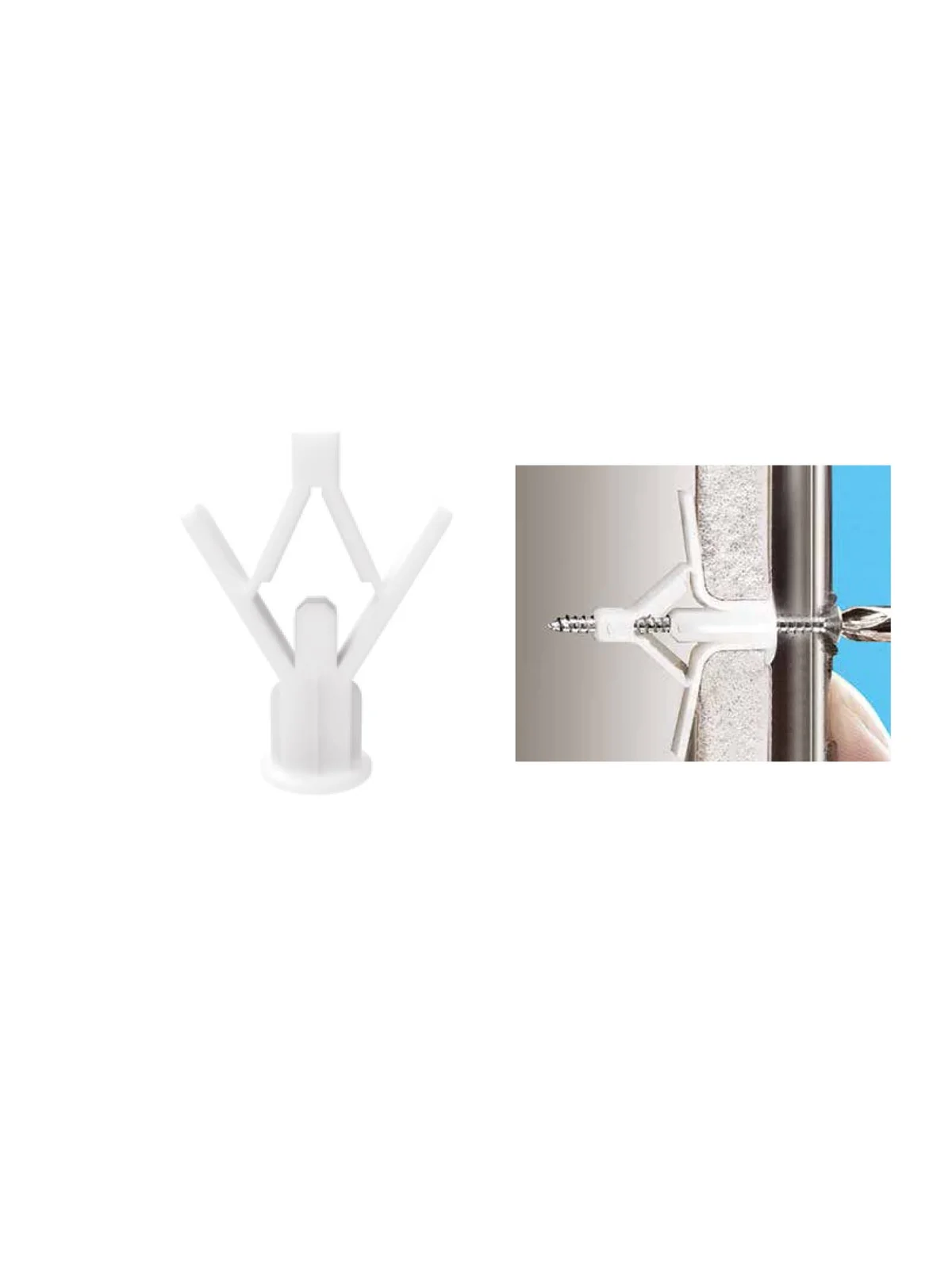 Kanatlı Alçıpan Dübel 3mm
