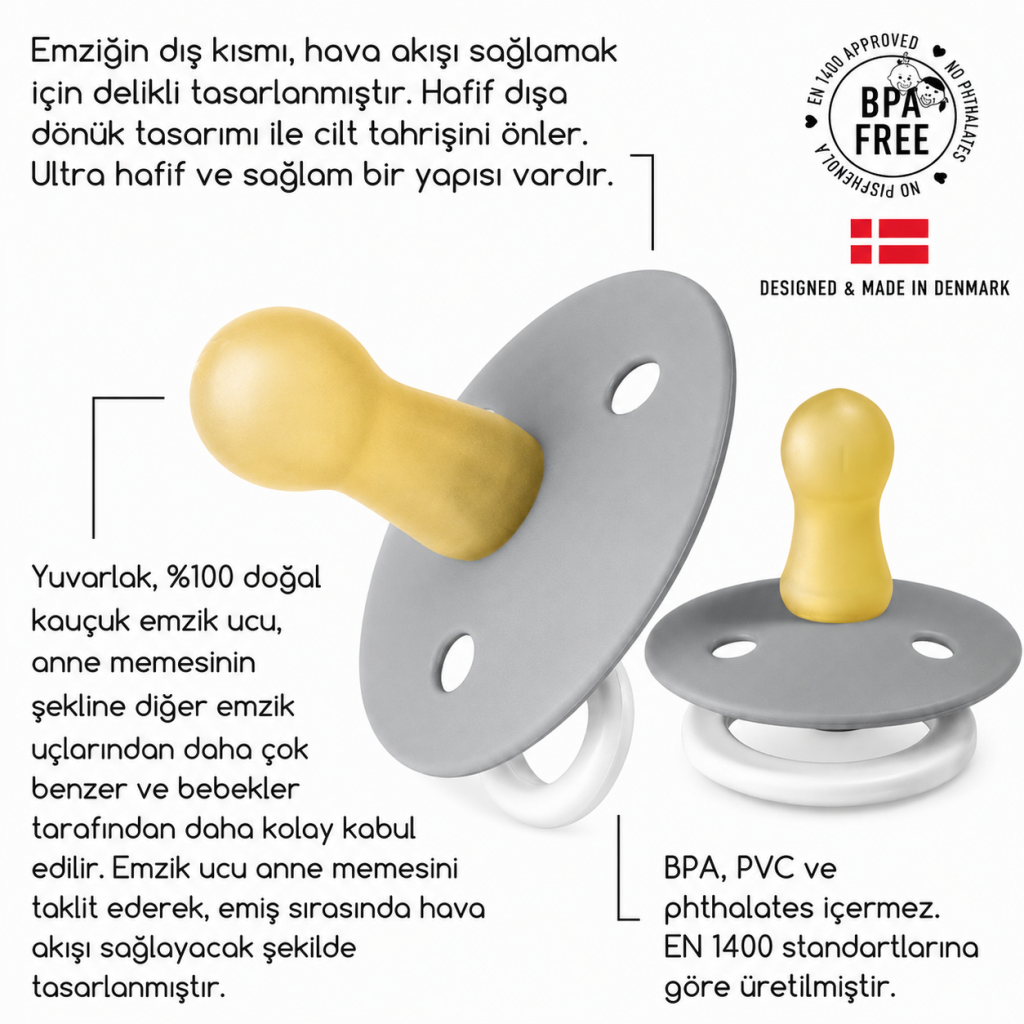 Kauçuk Emzik 0-6 Ay Cloud Glow adet fiyatıdır
