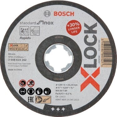 Kesme Diski 125 mm x 1,0 mm Paslanmaz Çelik ve Taş İçin
