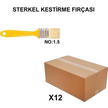 Kestirme fırçası No 1.5, 12 adet, kaliteli malzeme