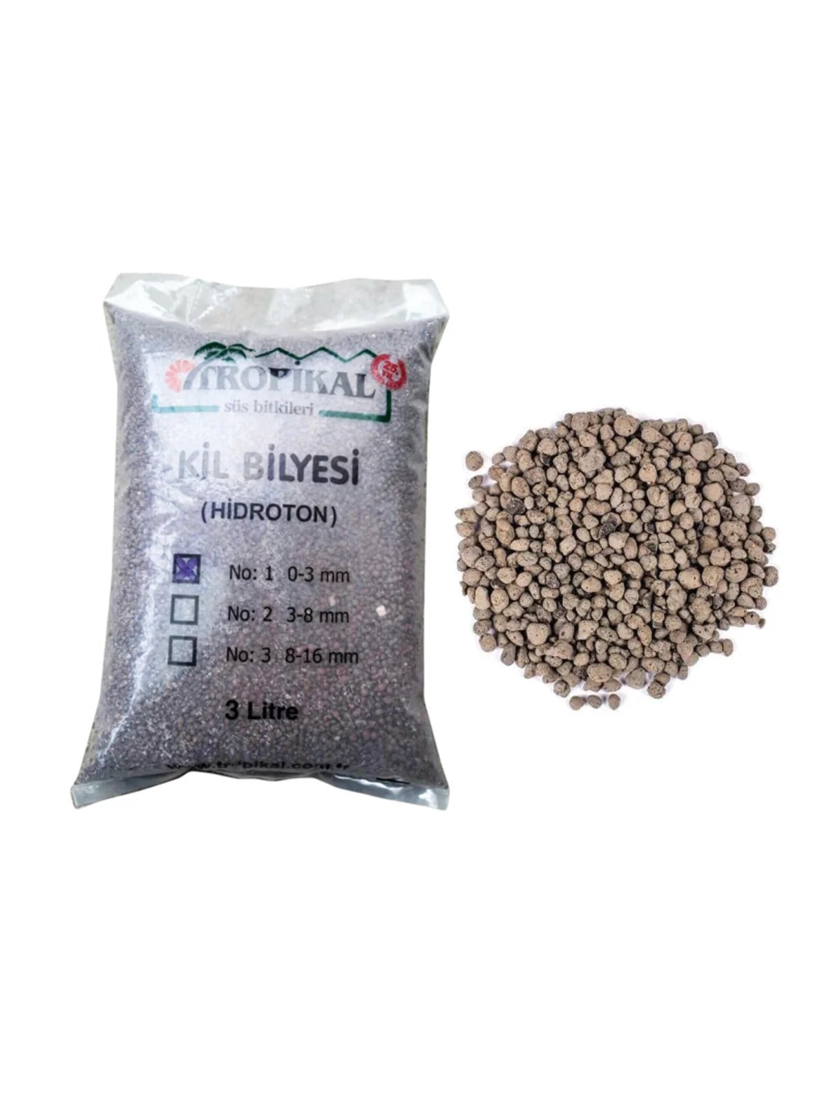 Kil Bilyesi 8-16 mm 3 litre Hidroponik Toprak