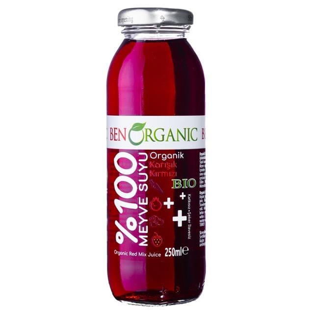 Kırmızı Meyveler Suyu 250 Ml.