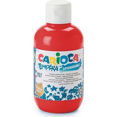 Kırmızı Renkli Süper Yıkanabilir Suluboya, 500 ml