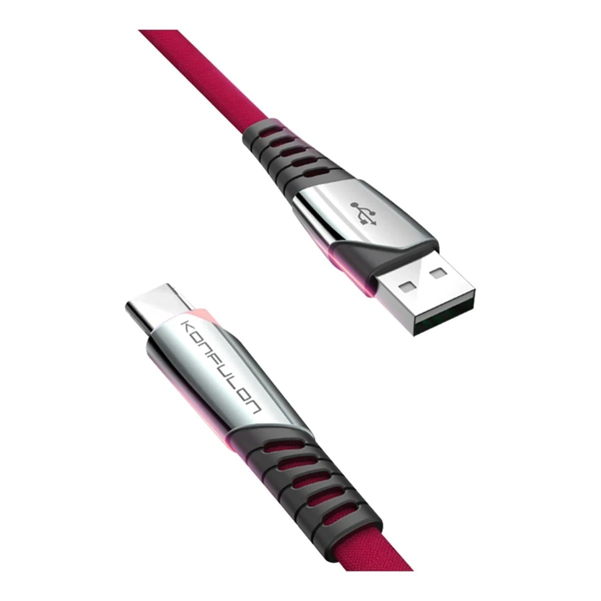 Konfulon DC18 Type-C Kablo 1M 5A - Kırmızı