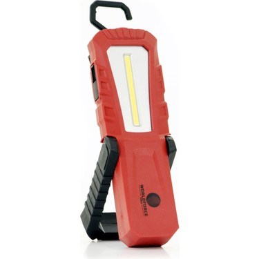 Korumalı Cob LED Fener, 3 Fonksiyonlu ve Manyetik Tutucu