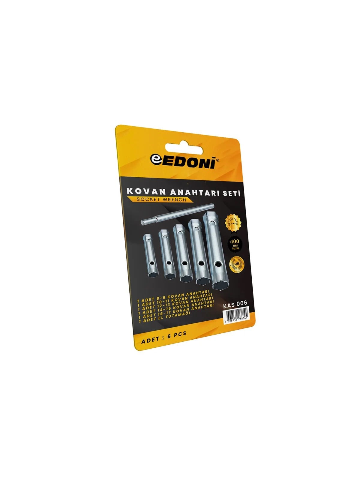 Kovan Anahtar Seti 6 Parça KAS 006