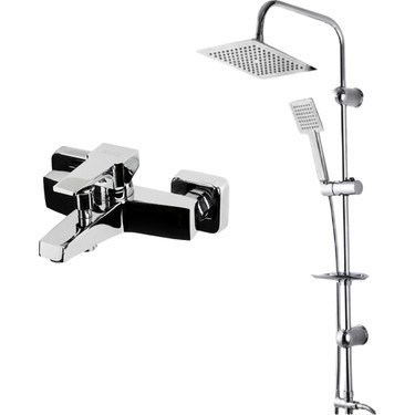 Krom Banyo Bataryası ve Duş Ünitesi, 2'li Set