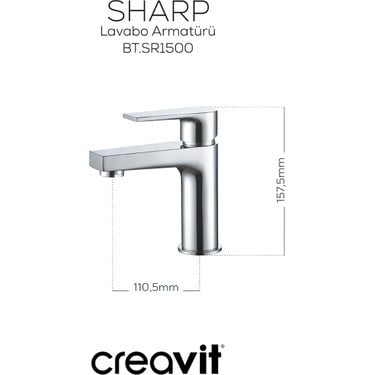Krom Lavabo Bataryası, Şık ve Kullanışlı Tasarım