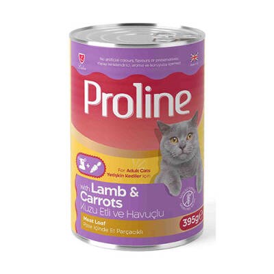 Kuzu Etli ve Havuçlu Pate Yetişkin Kedi Konservesi 6 Adet 395 Gr