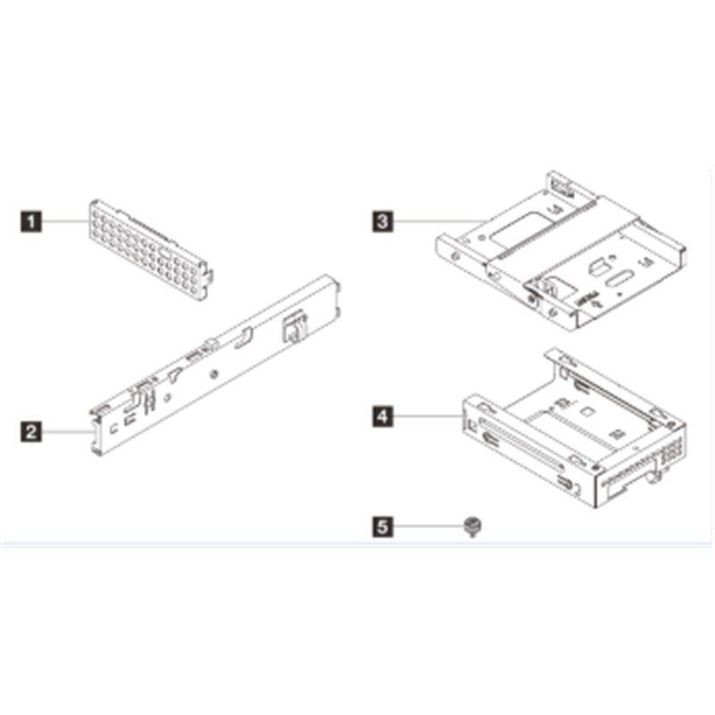 LENOVO ST45 V3 1x3.5 HDD + ODD Cage Kit 4XF7A96626