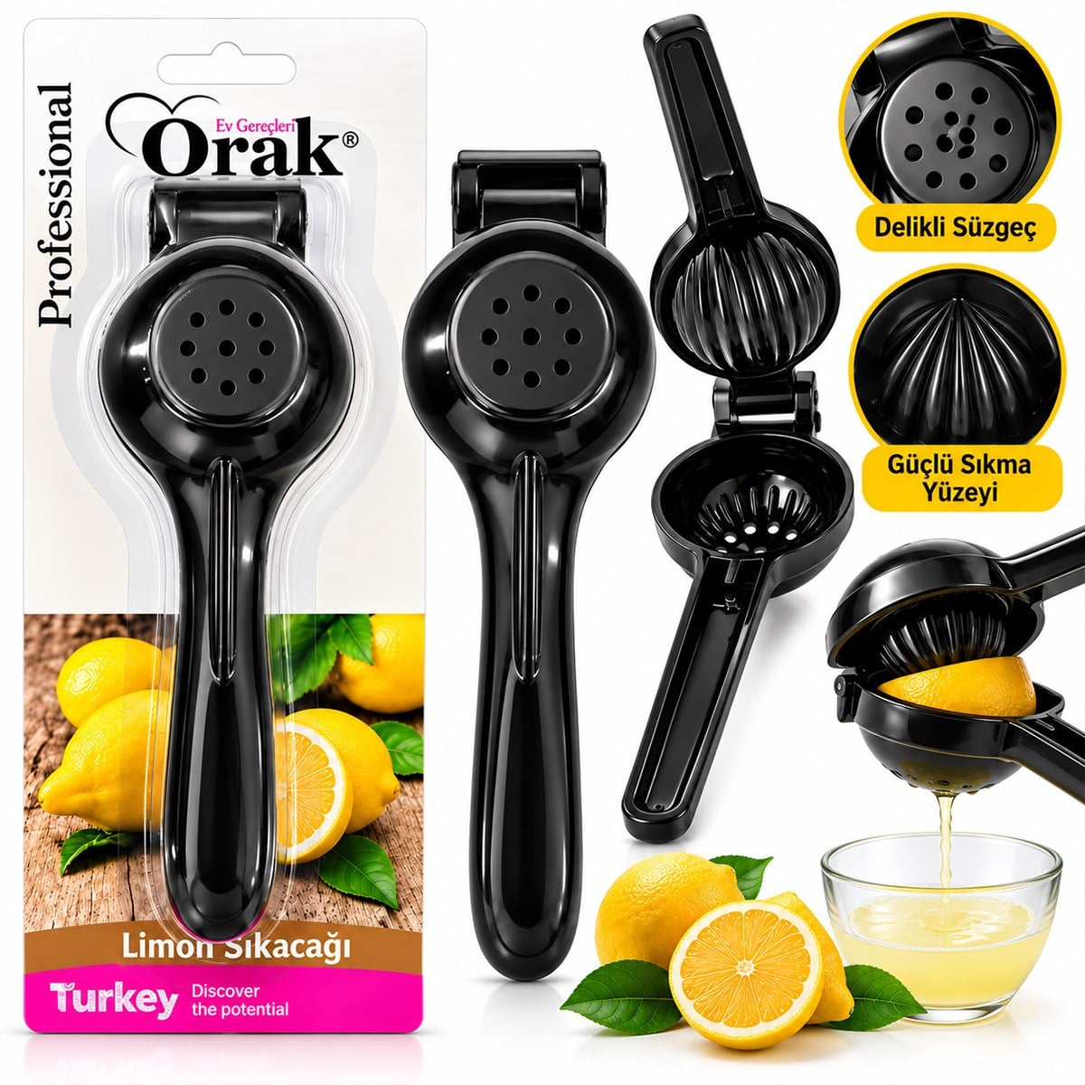 LİMON SIKACAK ( SİYAH) Döküm