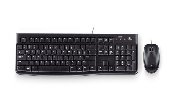 LOGITECH MK120 TR Q USB KABLOLU KLAVYE VE MOUSE SET SİYAH 920-002560