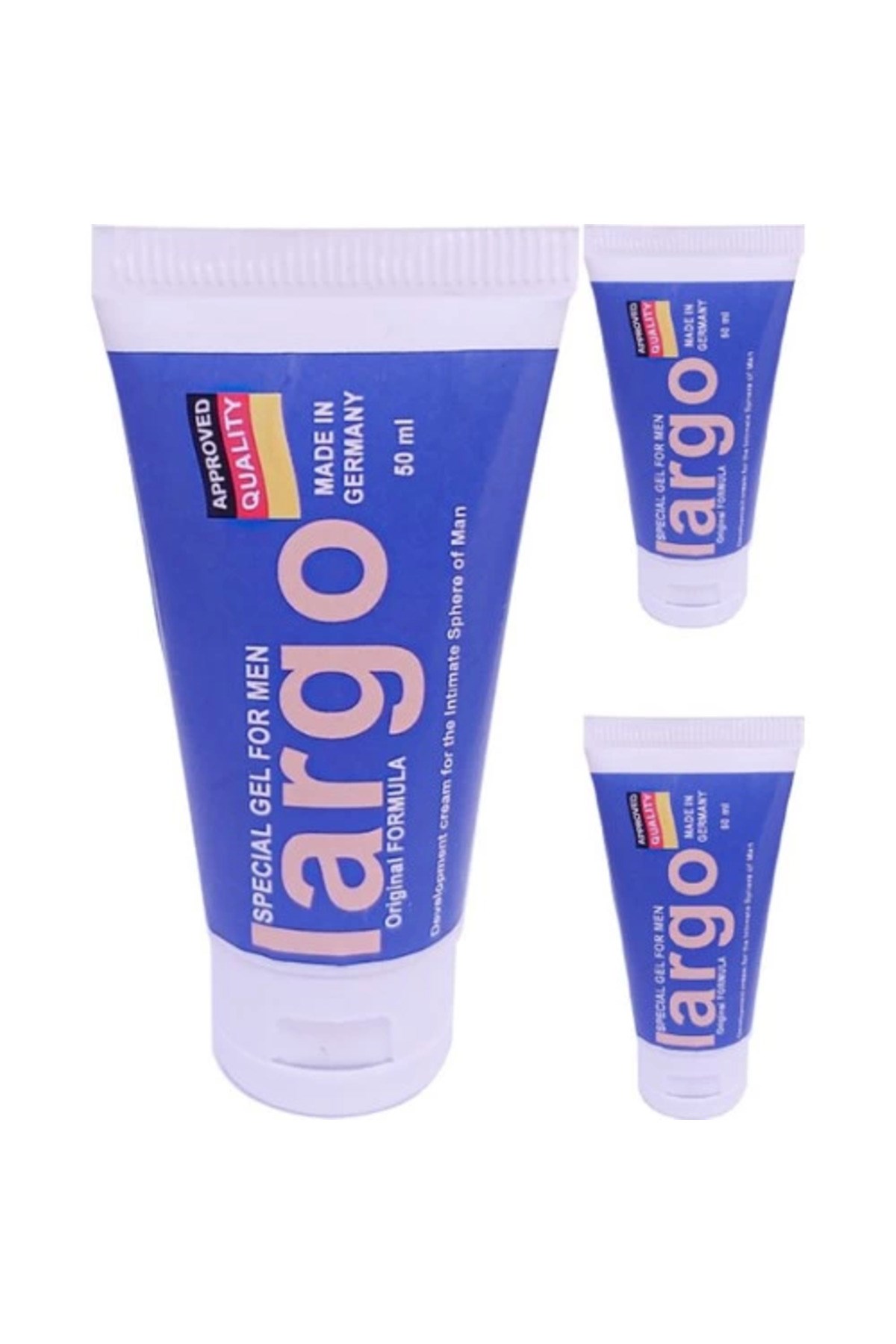 Largo Xxl Cream 3 Adet 60 ml Erkeklere Özel En Boy Çap Boyut Şekillendirici Krem