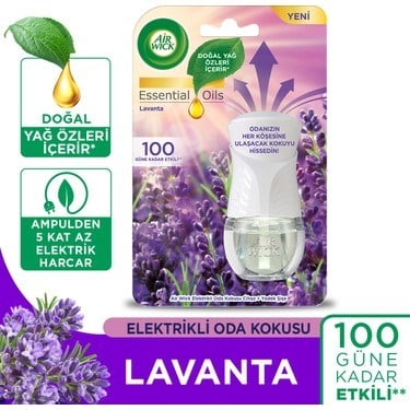 Lavanta Oda Kokusu Elektrikli Kit 1 Adet Cihaz + Yedek Şişe