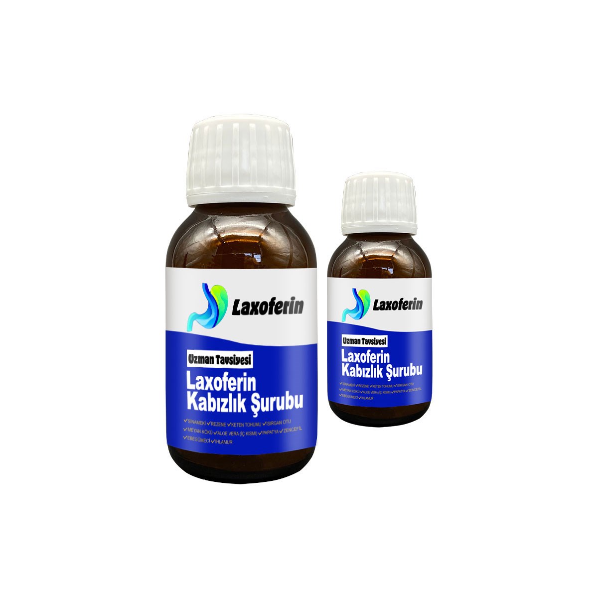 Laxoferin Şurup - 2 Adet Bay Bayan Kullanımına Uygun 50 ml