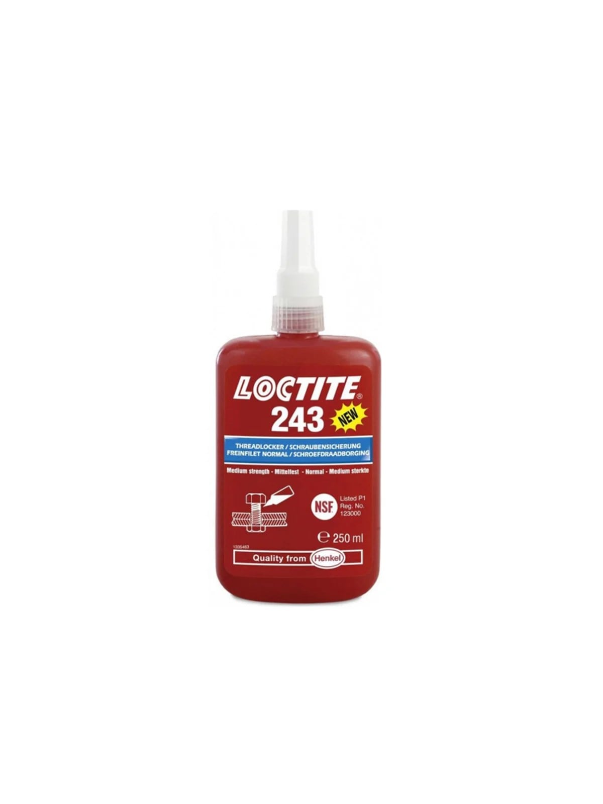 Loctite 243 Orta Mukavemetli Vida Sabitleyici 250ml