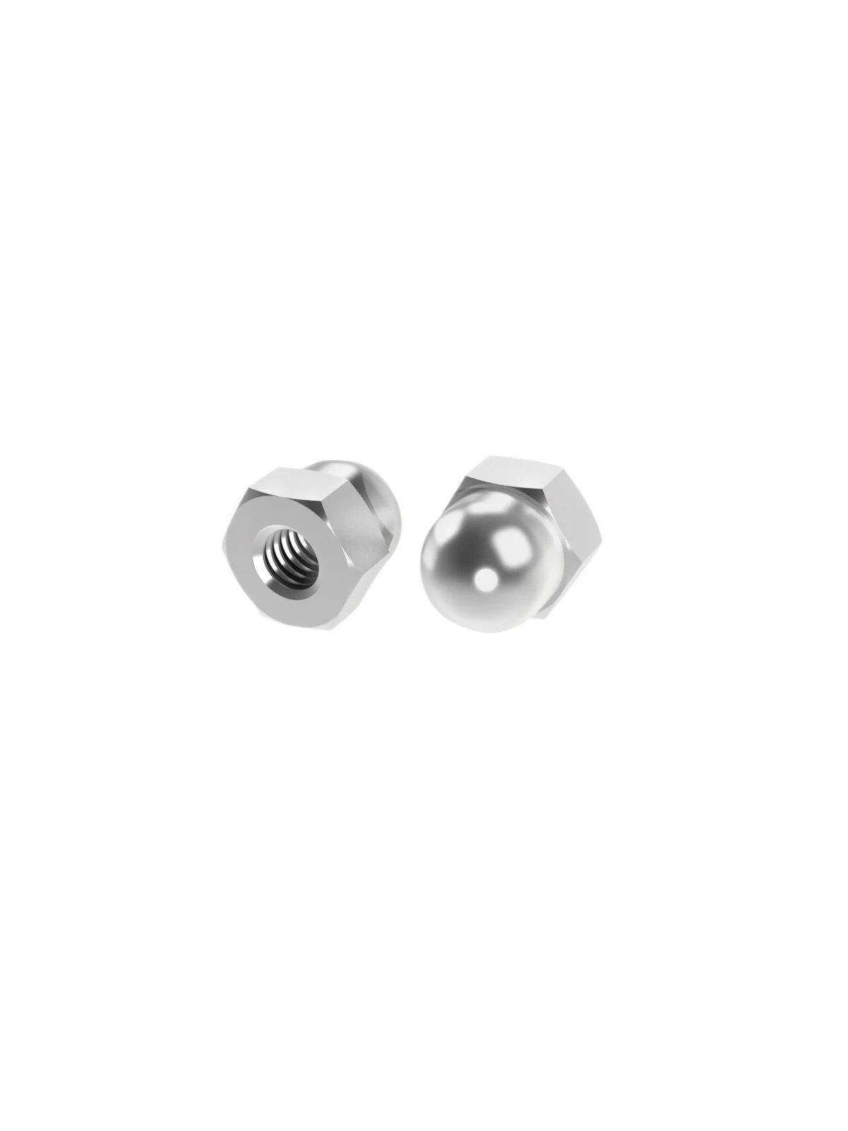 M14 Inox Altıköşe Kör Somun DIN 1587