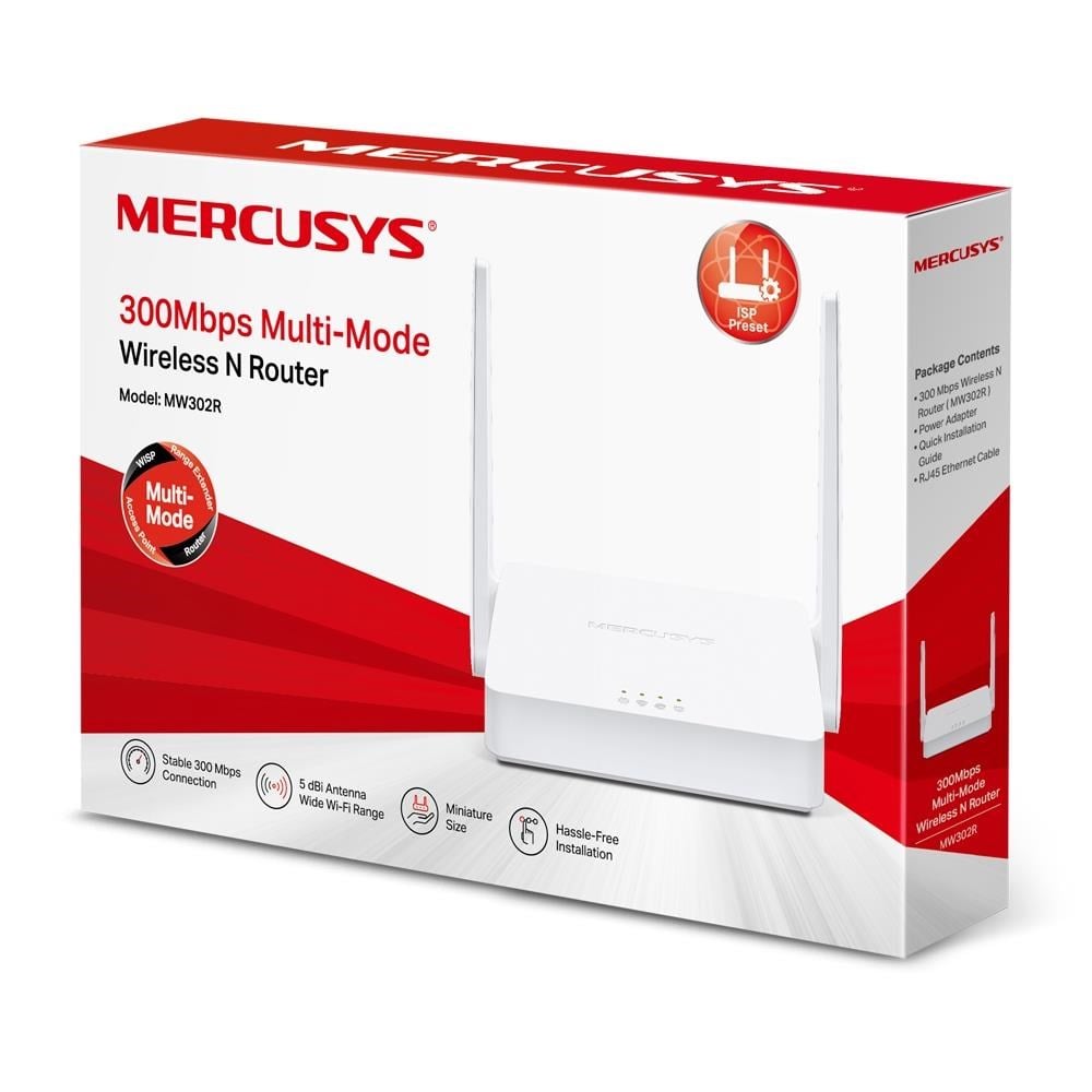 MERCUSYS MW302R 300MBPS WIFI N ROUTER