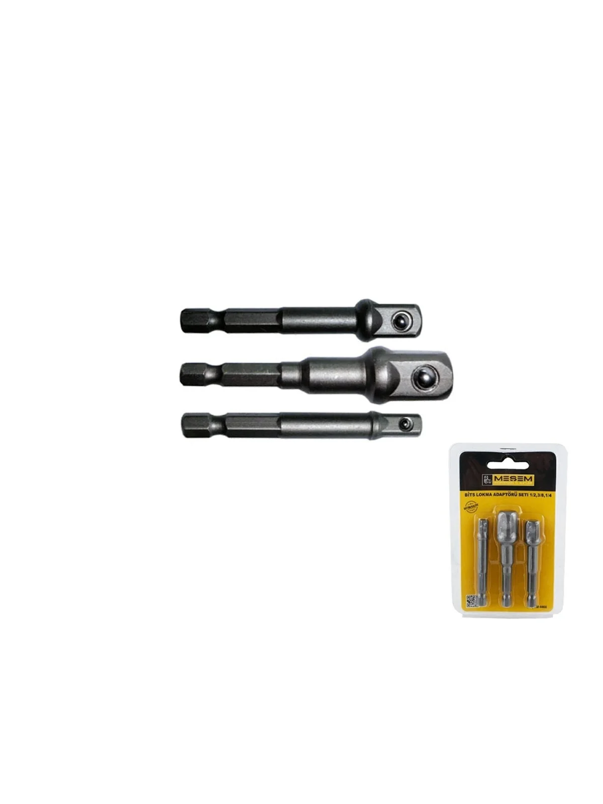 MES4466 Bits Lokma Adatör Seti 1/2-1/4-3/8